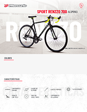 Bicicleta renzzo online 700