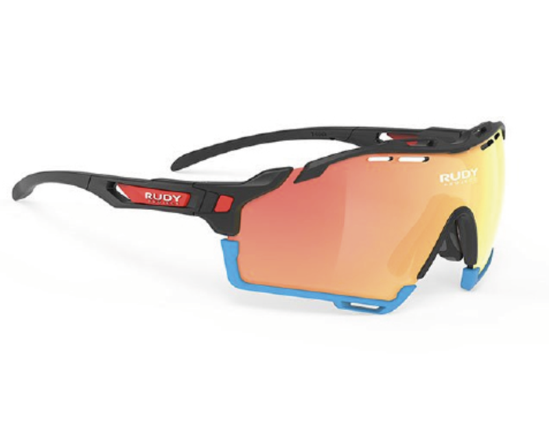 LENTES CUTLINE / NEGRO/AZUL MICA MULTI NARANJA